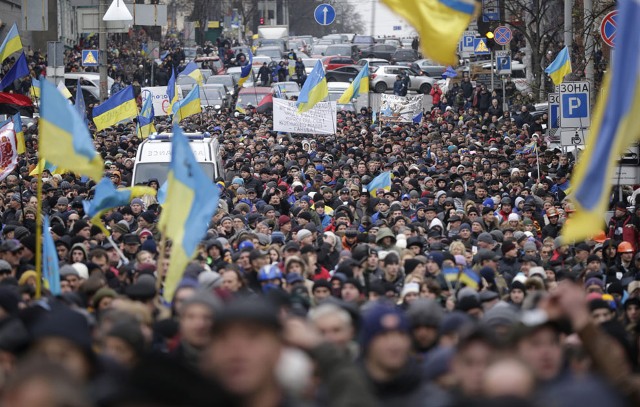  Впечатляющие кадры украинских протестов -ФОТО