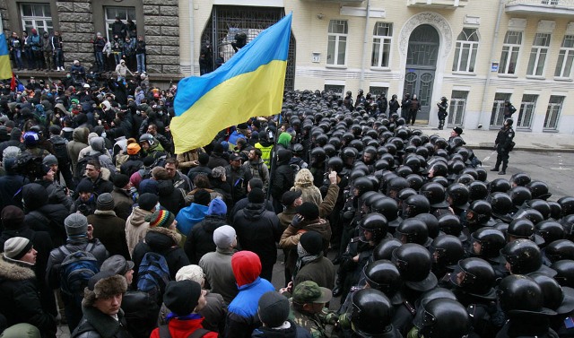  Впечатляющие кадры украинских протестов -ФОТО