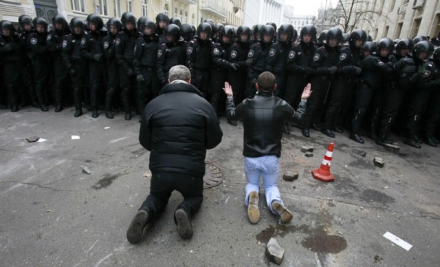  Впечатляющие кадры украинских протестов -ФОТО