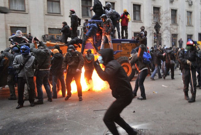  Впечатляющие кадры украинских протестов -ФОТО