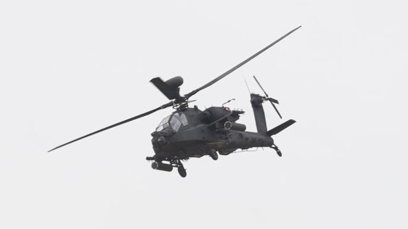Səudiyyə Ərəbistanında hərbi helikopter qəzaya uğrayıb, iki nəfər ölüb xəbəri üçün şəkil