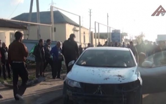 В Ширване водитель, убивший женщину, избил сотрудника ATV