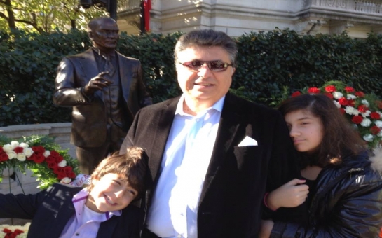 Джейхун Моллазаде принял участие в открытии памятника Ататюрку
