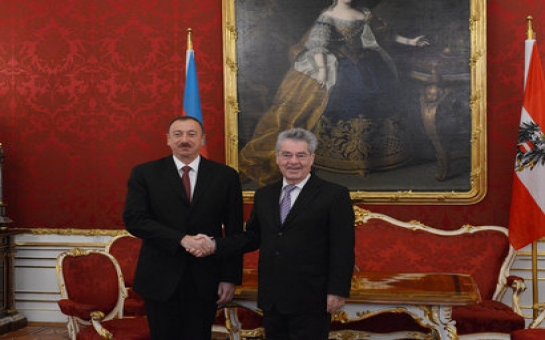 Состоялась встреча Ильхама Алиева с Президентом Австрии