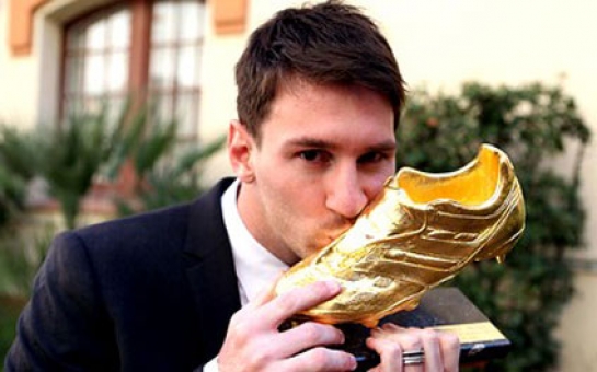 Messi üçüncü dəfə “Qızıl buts” aldı
