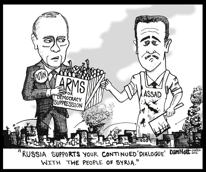 Забавные карикатуры  Путина и Обамы -ФОТО