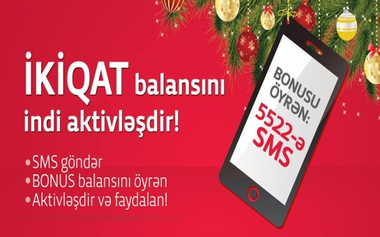 Bakcell Yeni İl qabağı ikiqat bonus kampaniyasına başlayır