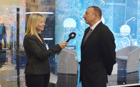 Ильхам Алиев дал интервью Euronews