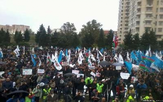 Bakı Şəhər Baş Polis İdarəsi: “Milli Şuranın aksiyasında 700 nəfər iştirak edib”