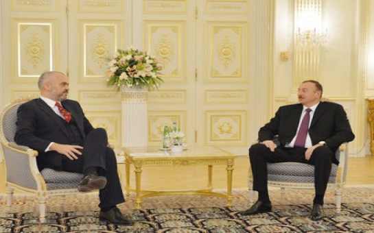 Президент Азербайджана принял премьера Албании