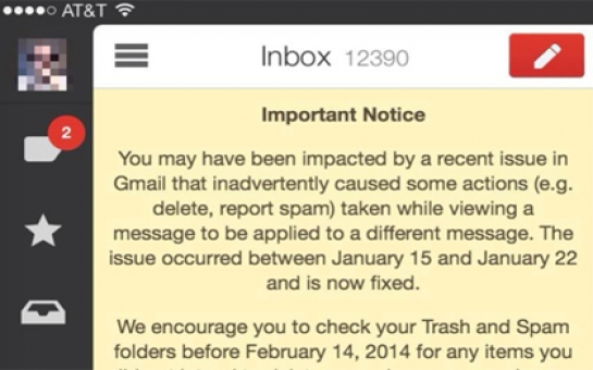 Google предупредил пользователей Gmail