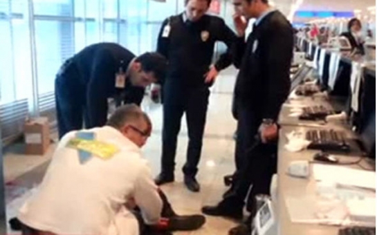 Азербайджанец учинил дебош в стамбульском аэропорту –ВИДЕО