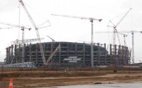 Bakıda gələn il istifadəyə veriləcək möhtəşəm stadion - FOTOLAR