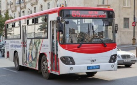 В Баку угнали пассажирский автобус