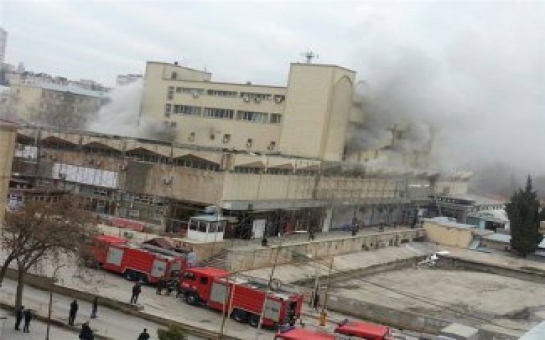 МЧС АР сделал заявление в связи с пожаром в универмаге «Москва»