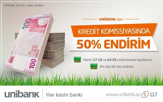 Unibank-dan xüsusi novruz krediti