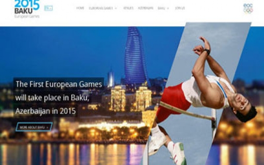 "Bakı Avropa Oyunları 2015"-in rəsmi internet səhifəsi yaradılıb