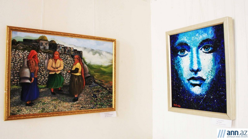 "Abşeron" qalereyasında gənc rəssamların vernisajı - FOTOLAR