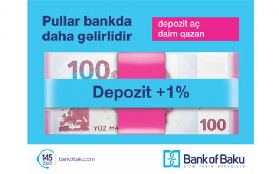 «Bank of Baku» запустил кампанию для вкладчиков