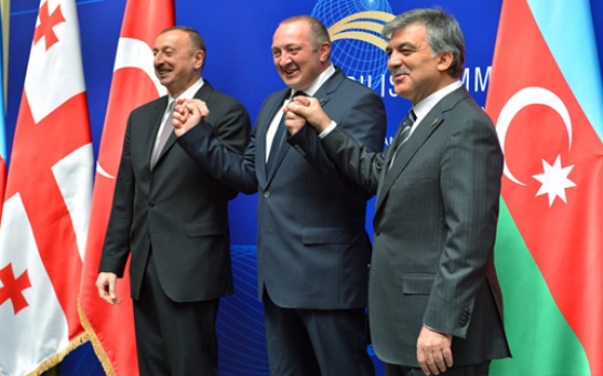 Azeri, Turkish, Georgian leaders praise ties