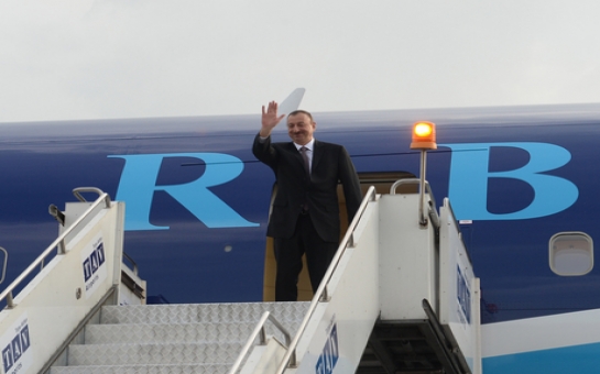 President Aliyev wraps up visit to Georgia