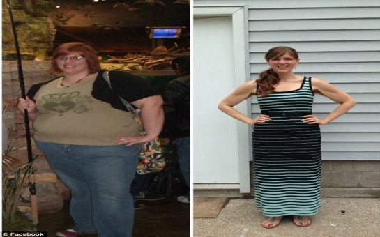 Woman, 28, who lost 172 pounds - PHOTO