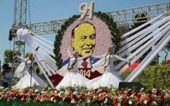 Preparations for the festival of flowers in full swing