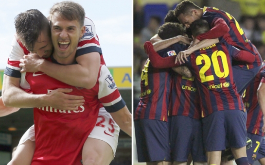 Arsenal and Barca to celebrate on magical day for fans