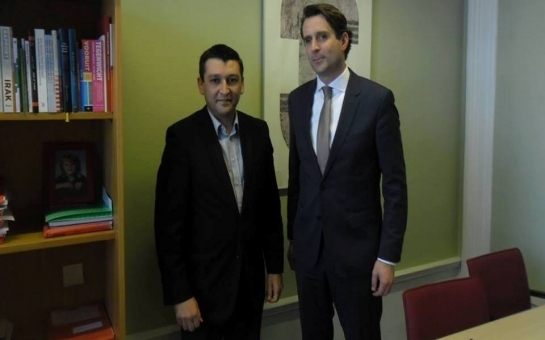 Azerbaijani journalist meets Dutch MP