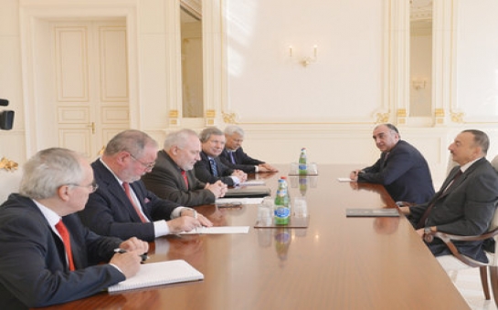 Azerbaijani president receives OSCE Minsk Group co-chairs