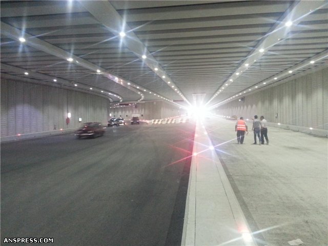 Ziya Bünyadov prospektindəki tunel müvəqqəti açılıb - FOTOLAR