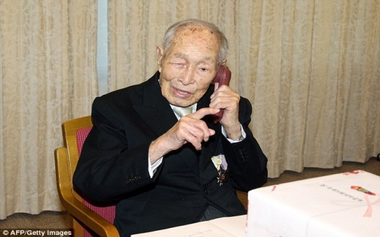 Japanese great-grandfather becomes world’s oldest man