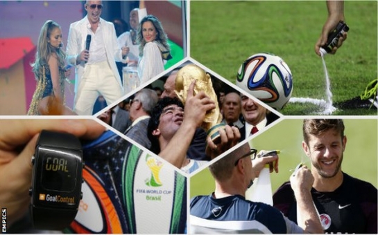 World Cup 2014: GLT, vanishing spray, Caxirola & Brazucas