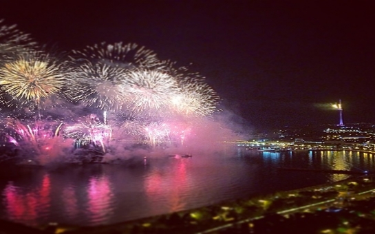 Spectacular firework display marks One Year To Go until Baku 2015