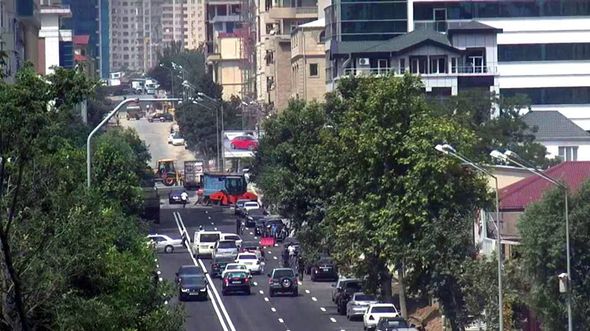 Bakıda yol açıldı - FOTO