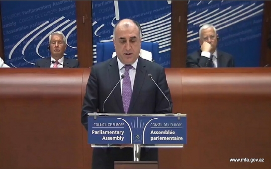 Mammadyarov speaks to Parliamentary Assembly of CoE