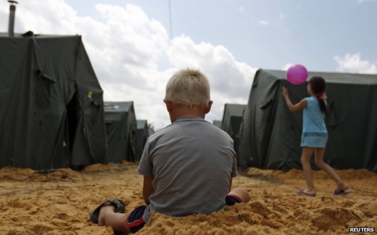 The Ukrainian refugees escaping to Russia