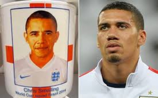 Chris Smalling is mistaken for US President Barack Obama