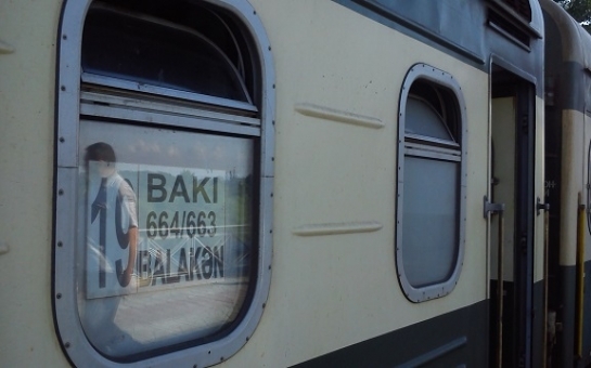 Azerbaijani trains are clean and nice but too slow