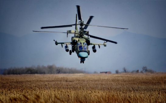 Rusiyanın hərbi helikopterləri Ukraynaya girdi