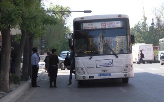 Bakıda sürücülər avtobusları qoyub qaçdılar - Problem