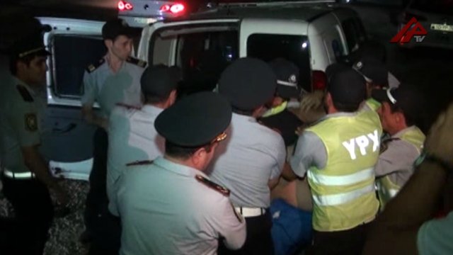 Nabranda polis reydində dava düşdü (VİDEO, FOTO)