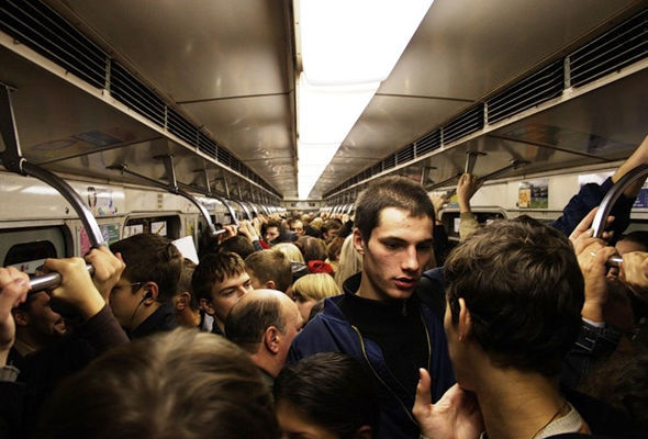 Столпотворение в Бакинском метро – ФОТО