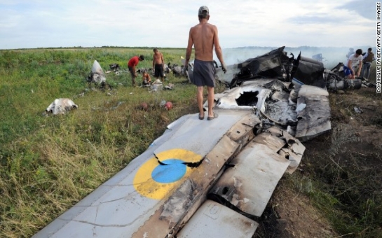 4 escaped from downed Ukraine plane near Russian border