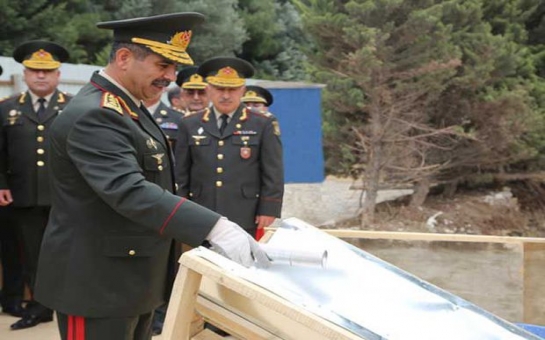 Silahlı Qüvvələrinin Baş Qərargahı üçün yeni binanın təməli qoyulub