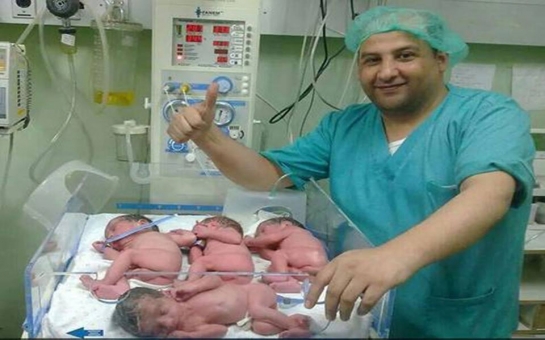 Gaza woman gives birth to quadruplets on eve before three-day ceasefire crumbles