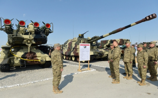 President Aliyev visits Azeri-Armenian frontline