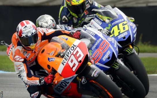 Marc Marquez wins record 10th race in row for Honda