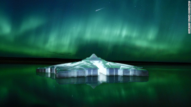 Floating snowflake could be the world's coolest hotel - PHOTO