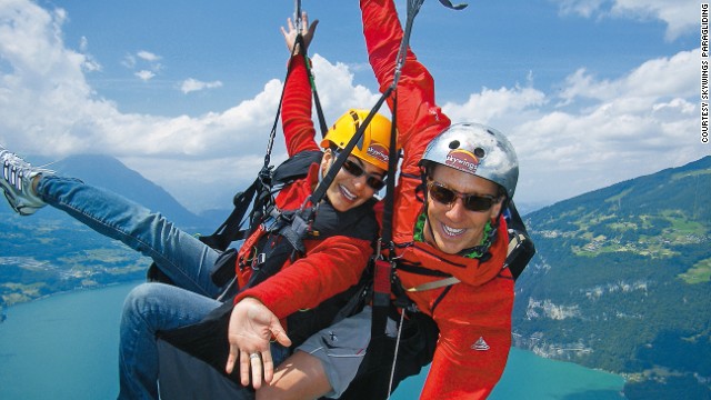 Peak rush: Paragliding the Swiss Alps - PHOTO